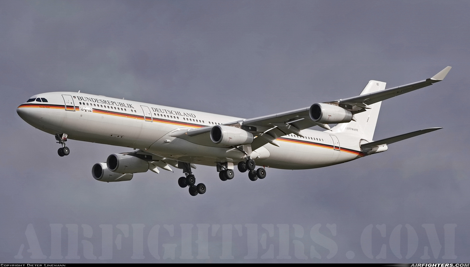 Germany - Air Force Airbus A340-313X 16+02 at Wittmundhafen (Wittmund) (ETNT), Germany