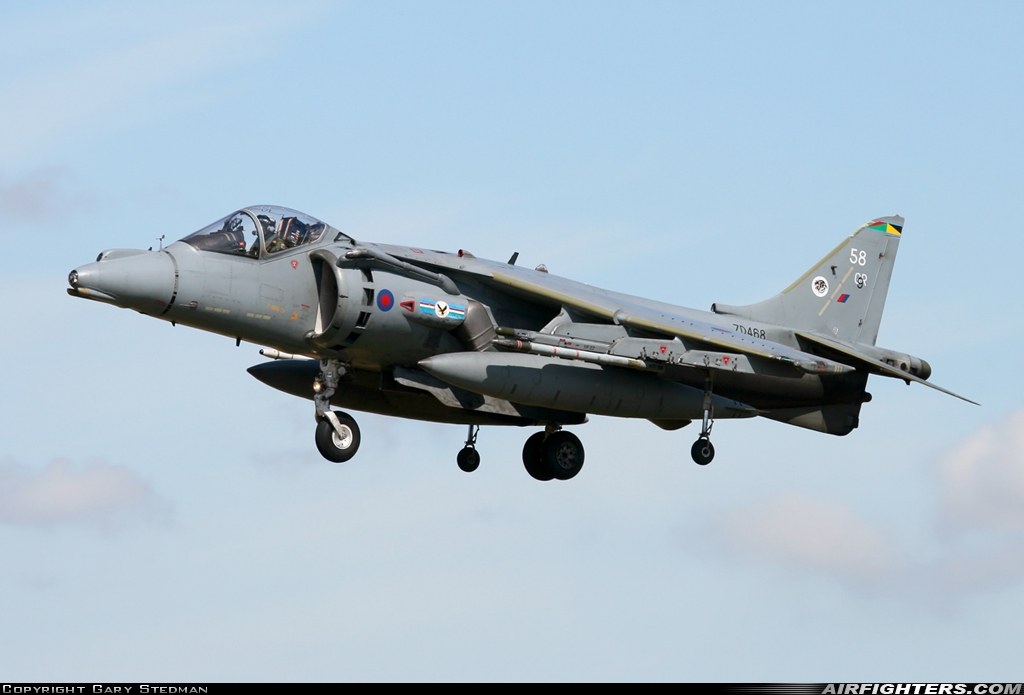 UK - Air Force British Aerospace Harrier GR.9 ZD468 at Cottesmore (Oakham) (OKH / EGXJ), UK
