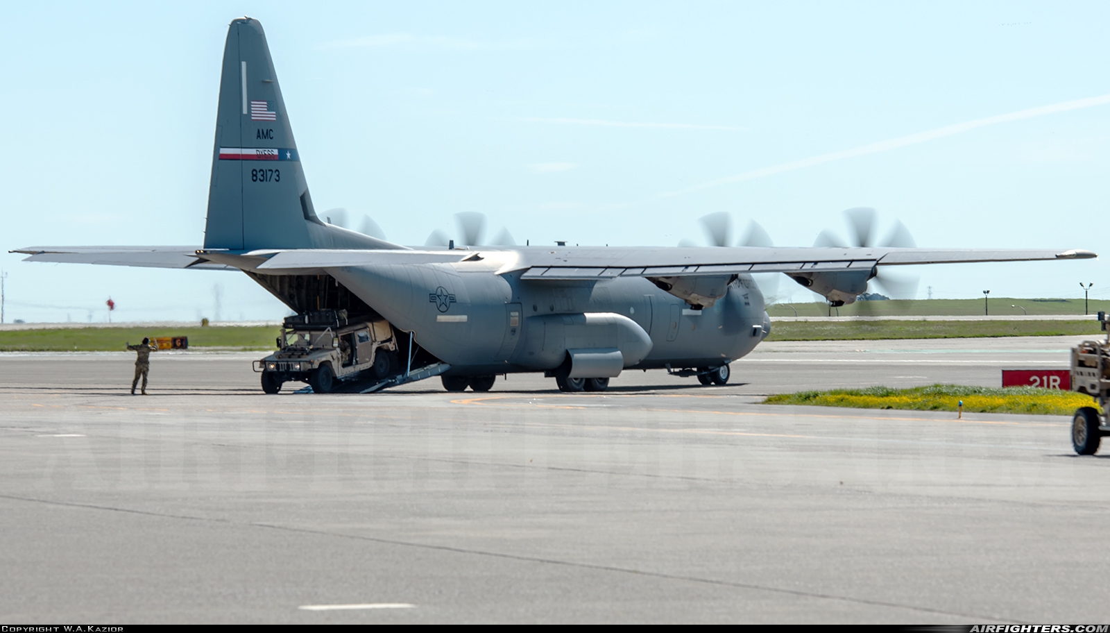 USA - Air Force Lockheed Martin C-130J-30 Hercules (L-382) 08-3173 at Fairfield - Travis AFB (SUU / KSUU), USA