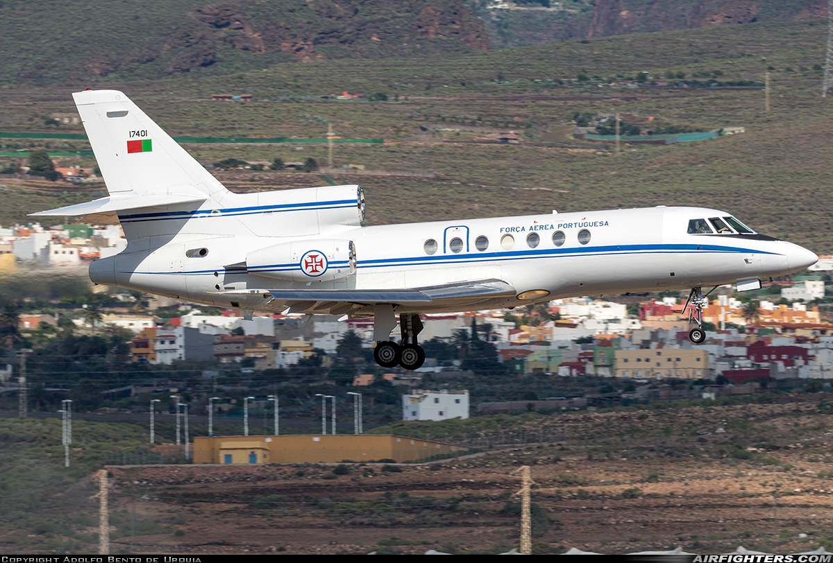 Portugal - Air Force Dassault Falcon 50 17401 at Gran Canaria (- Las Palmas / Gando) (LPA / GCLP), Spain