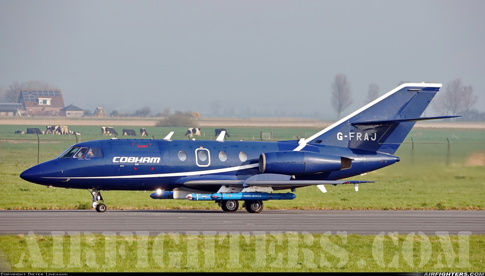 Company Owned - Cobham Aviation Dassault Falcon 20E G-FRAJ at Leeuwarden (LWR / EHLW), Netherlands
