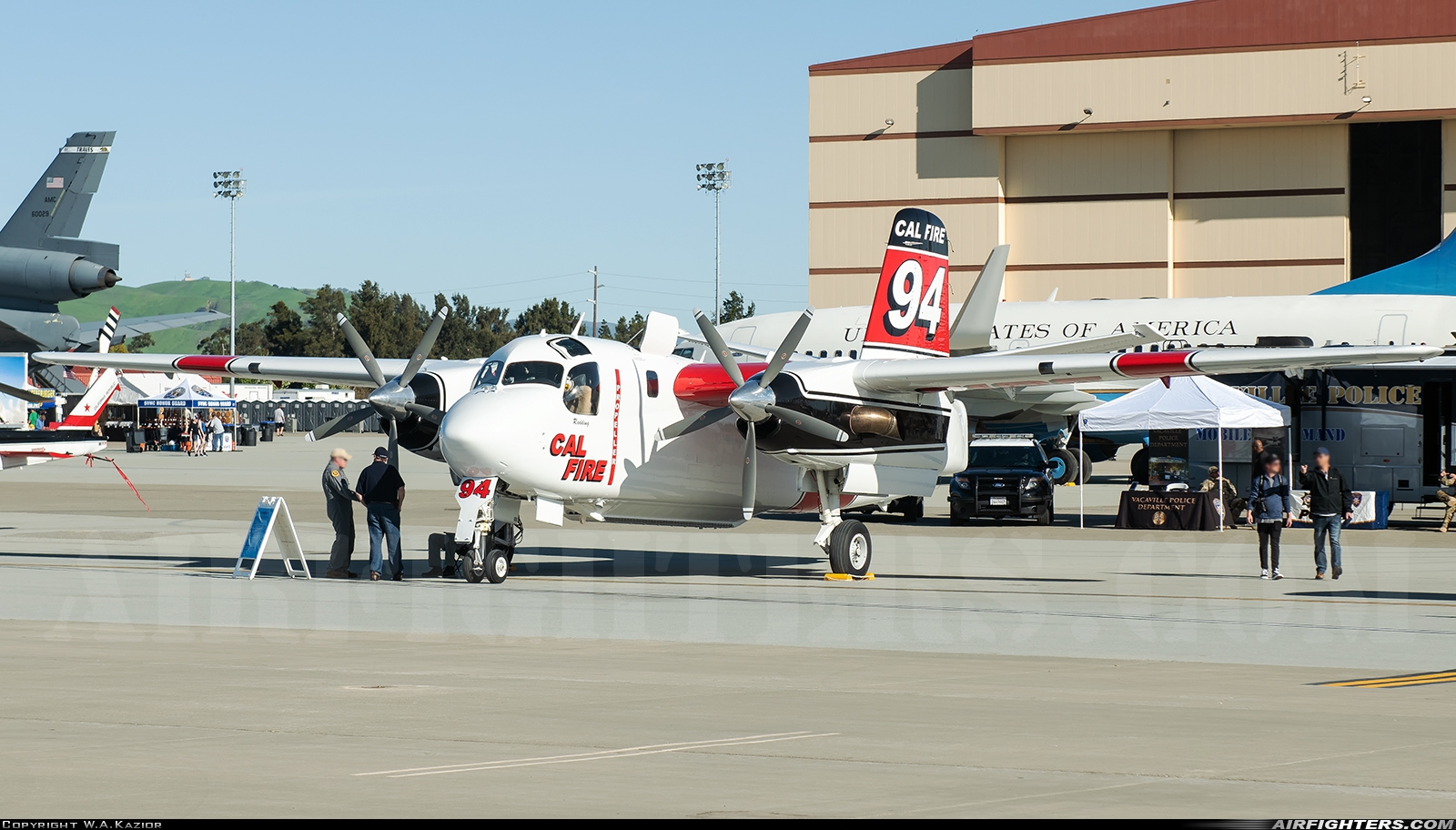Local Government - USA - California - Department of Forestry Grumman S-2F3AT Turbo Tracker (G-121) N442DF at Fairfield - Travis AFB (SUU / KSUU), USA