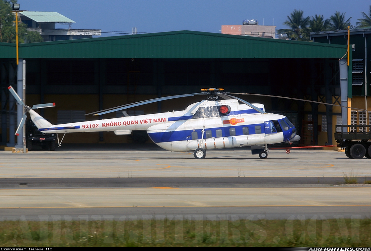 Vietnam - Air Force Mil Mi-8 92102 at Da Nang (DAD / VVDN), Vietnam