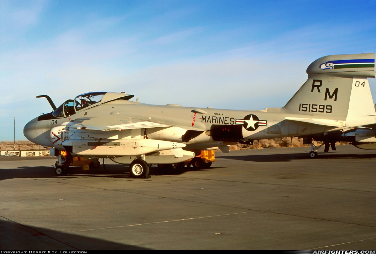 USA - Marines Grumman EA-6A Intruder (G-128) 151599 at Oak Harbor - Whidbey Island NAS / Ault Field (NUW), USA