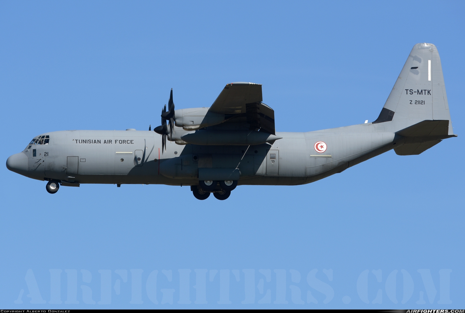 Tunisia - Air Force Lockheed Martin C-130J-30 Hercules (L-382) Z21121 at Madrid - Torrejon (TOJ / LETO), Spain