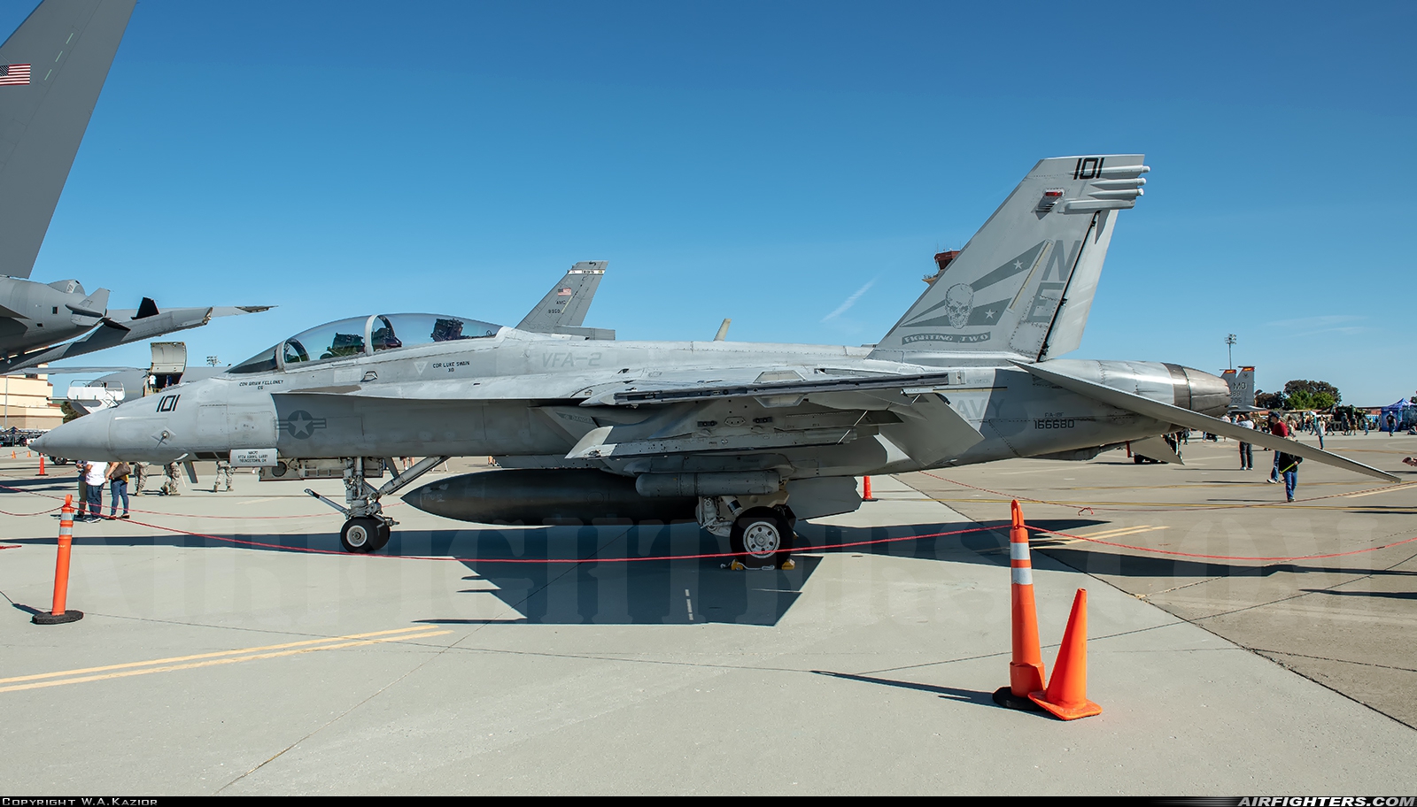 USA - Navy Boeing F/A-18F Super Hornet 166680 at Fairfield - Travis AFB (SUU / KSUU), USA
