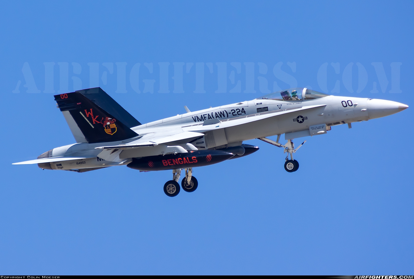 USA - Marines McDonnell Douglas F/A-18C Hornet 164950 at Mountain Home - Mountain Home Air Force Base (MUO / KMUO), USA