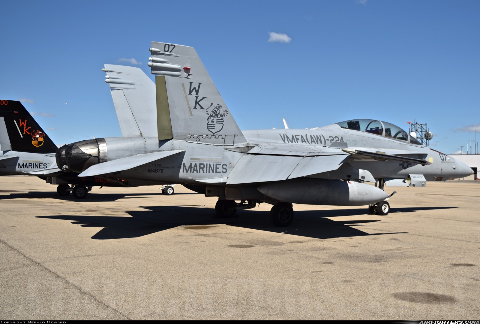 USA - Marines McDonnell Douglas F/A-18D(RC) Hornet 164876 at Boise - Air Terminal / Gowen Field (Municipal) (BOI / KBOI), USA