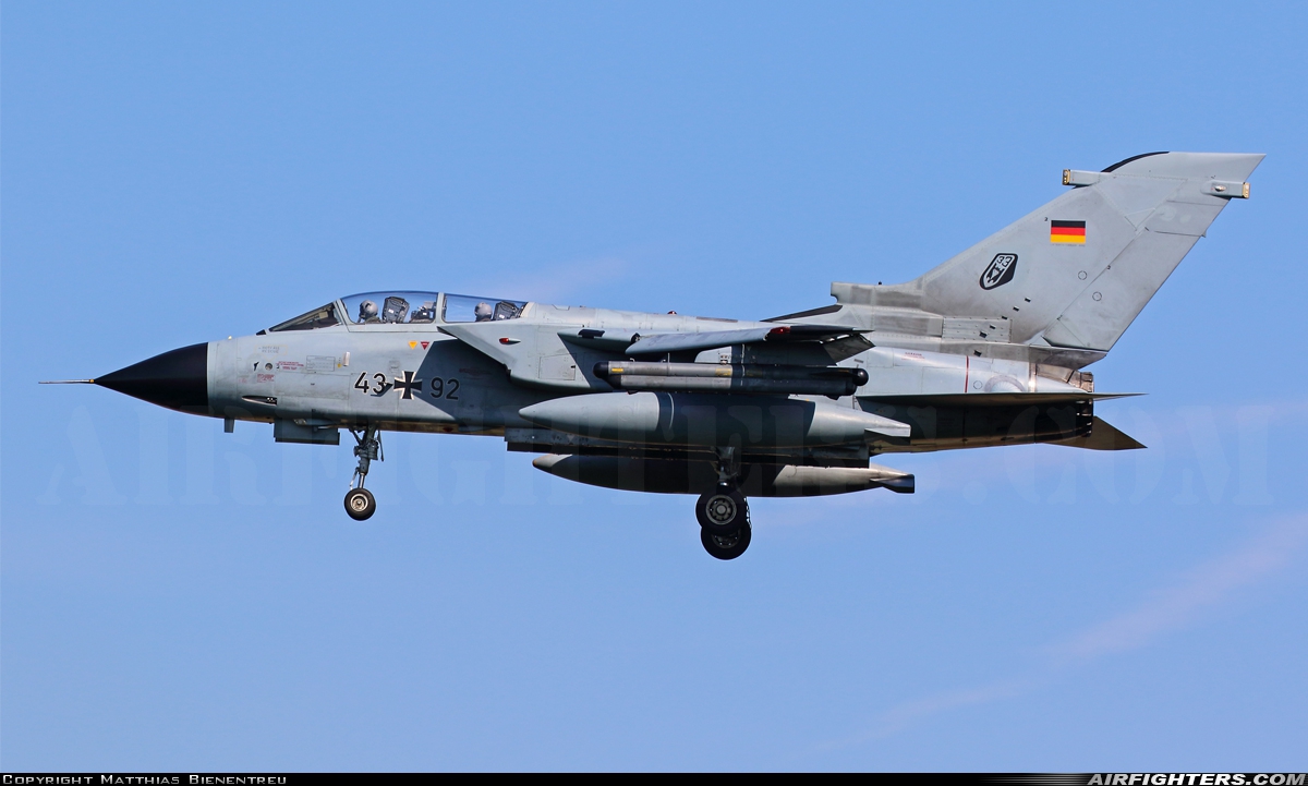 Germany - Air Force Panavia Tornado IDS(T) 43+92 at Norvenich (ETNN), Germany