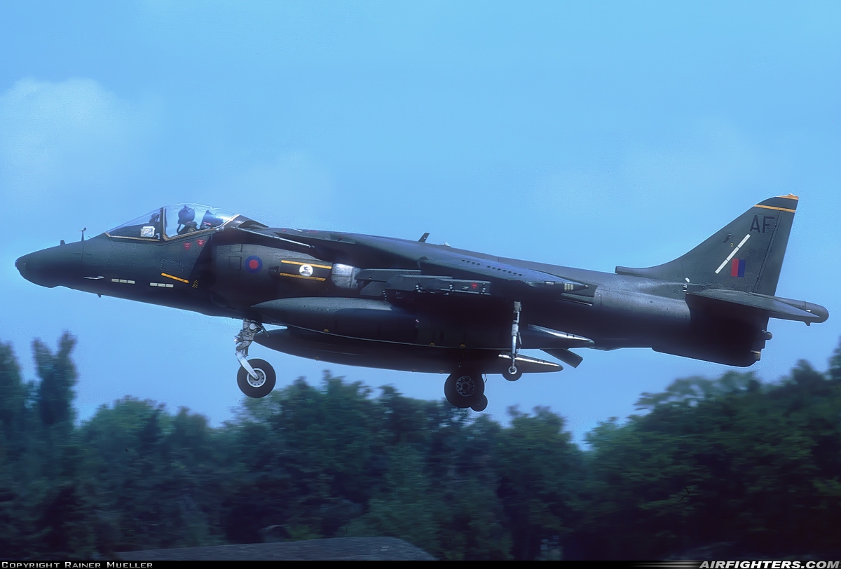 UK - Air Force British Aerospace Harrier GR.5 ZD410 at Gutersloh (GUT / ETUO), Germany
