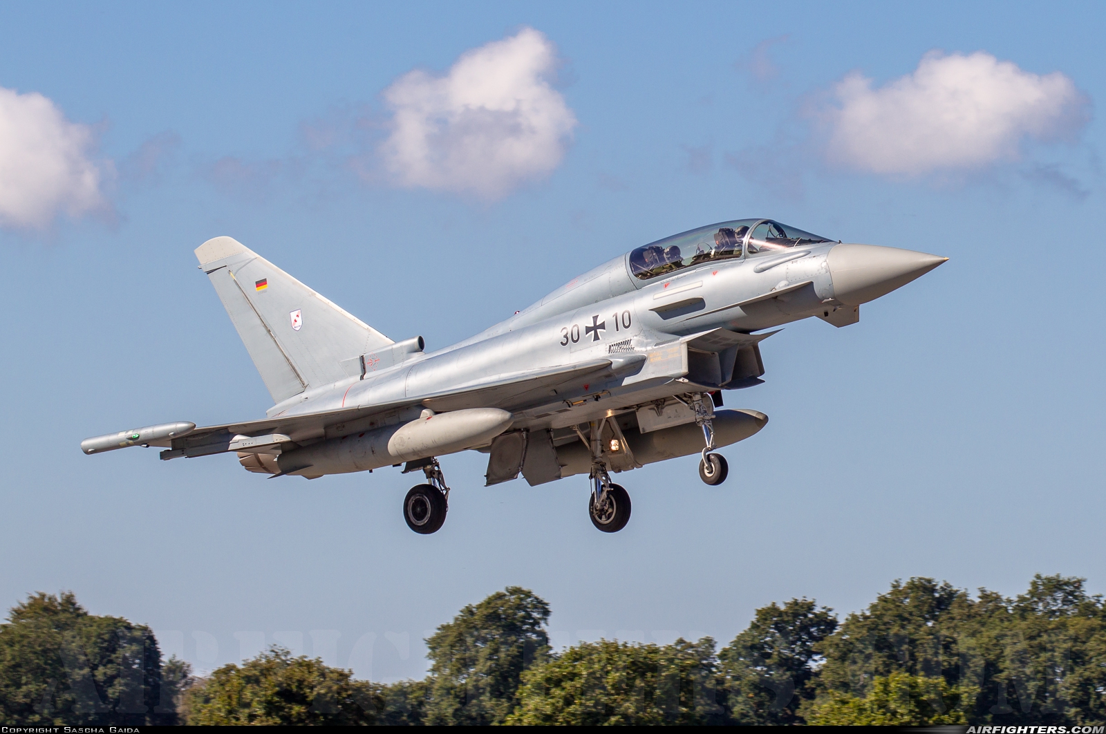 Germany - Air Force Eurofighter EF-2000 Typhoon T 30+10 at Wittmundhafen (Wittmund) (ETNT), Germany