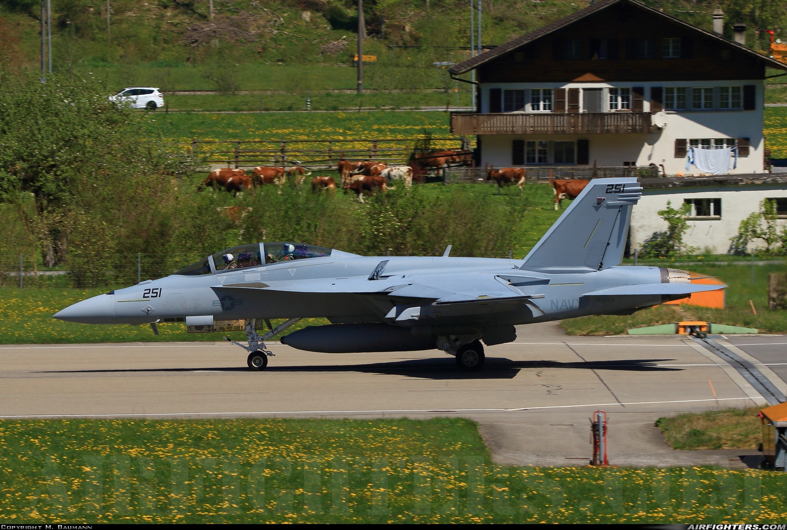 USA - Navy Boeing F/A-18F Super Hornet 169653 at Meiringen (LSMM), Switzerland