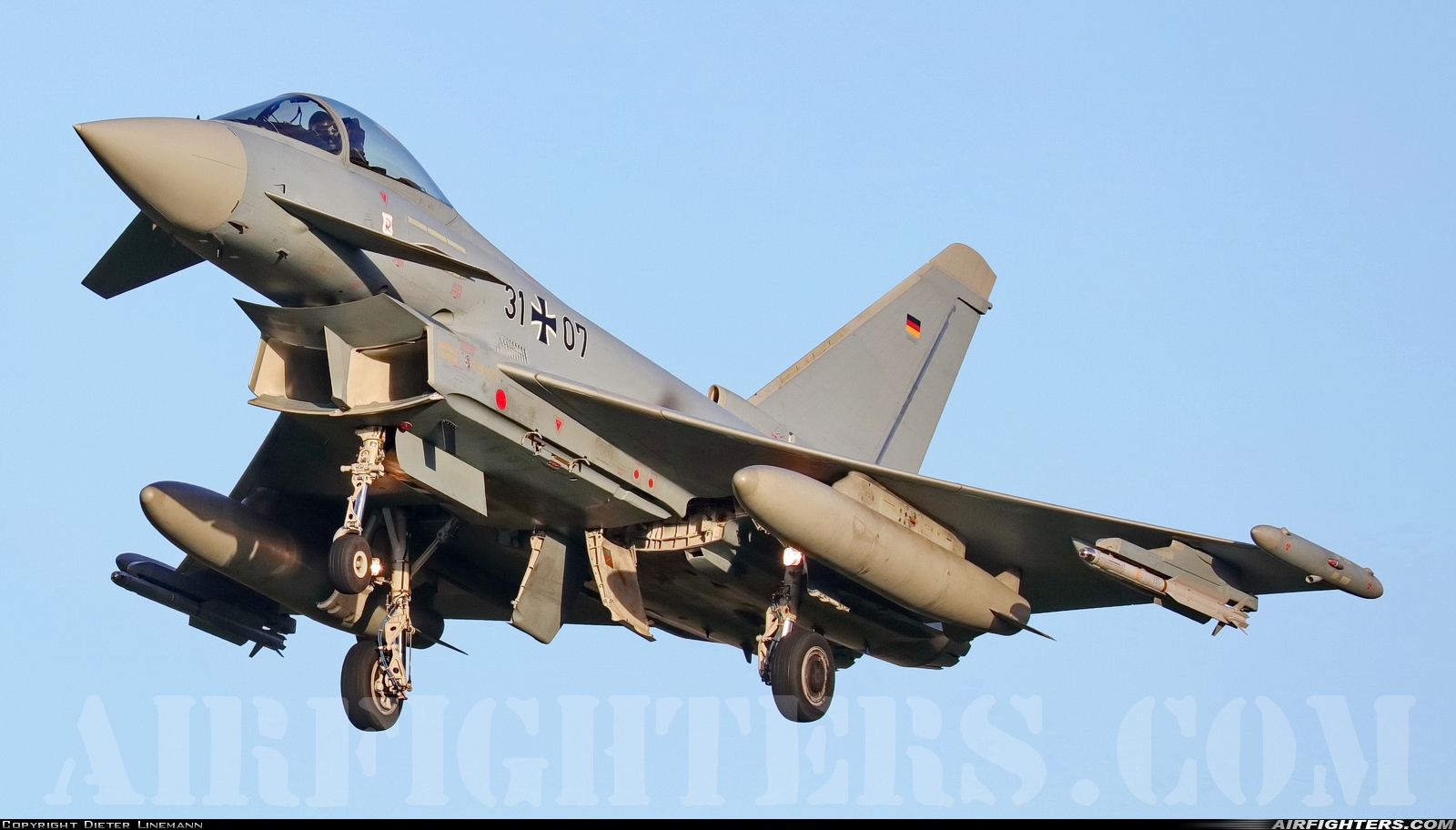 Germany - Air Force Eurofighter EF-2000 Typhoon S 31+07 at Wittmundhafen (Wittmund) (ETNT), Germany