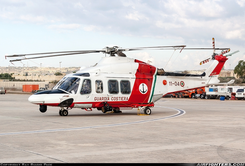 Italy - Guardia Costiera AgustaWestland AW139 MM81749 at Luqa - Malta International (MLA / LMML), Malta