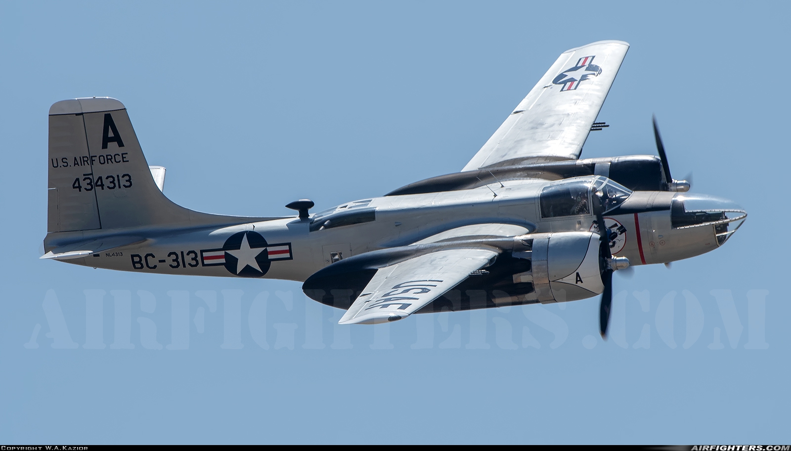 Private - Black Crow Aviation LLC Douglas A-26B Invader NL4313 at Chino (CNO), USA