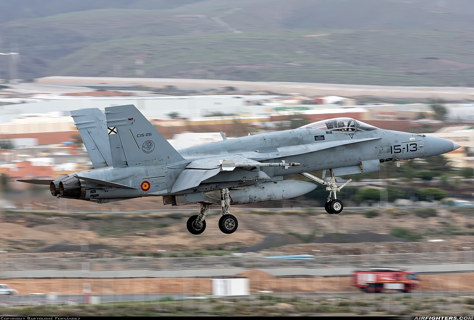 Spain - Air Force McDonnell Douglas C-15 Hornet (EF-18A+) C.15-26 at Gran Canaria (- Las Palmas / Gando) (LPA / GCLP), Spain