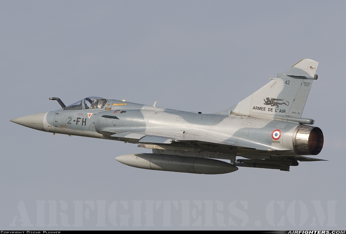 France - Air Force Dassault Mirage 2000-5F 42 at Dijon - Longvic (DIJ / LFSD), France