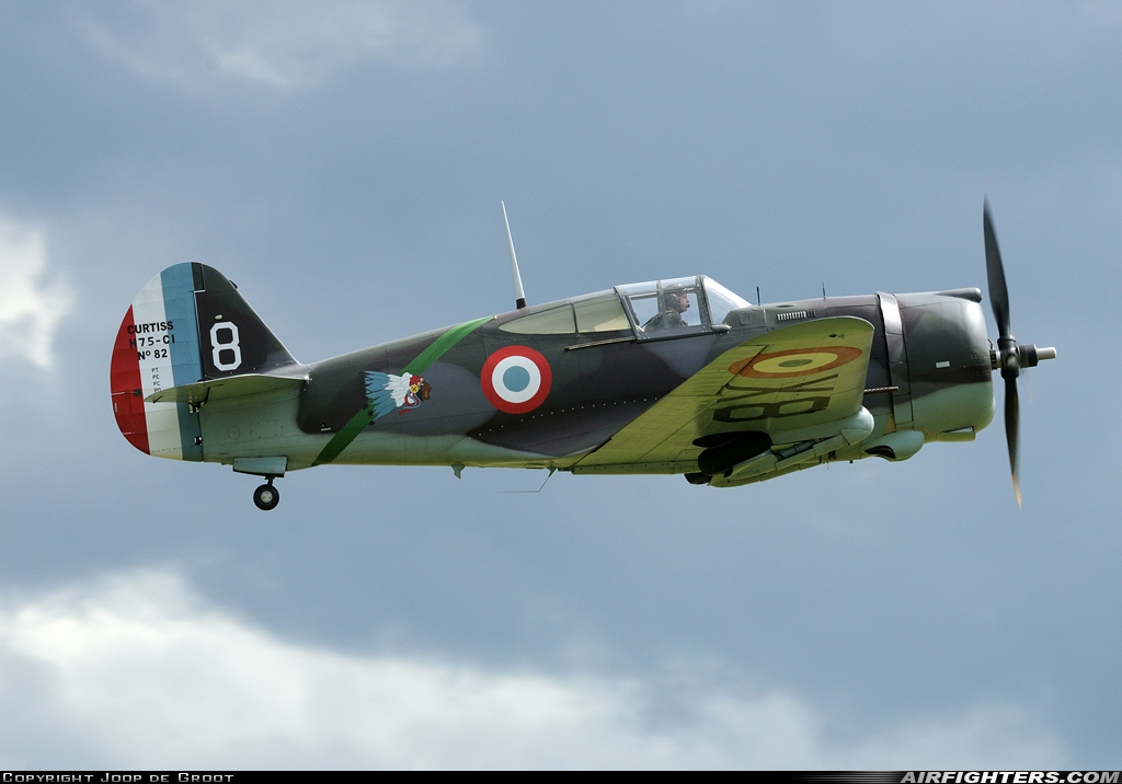 Private - The Fighter Collection Curtiss Hawk 75A-1 G-CCVH at Duxford (EGSU), UK