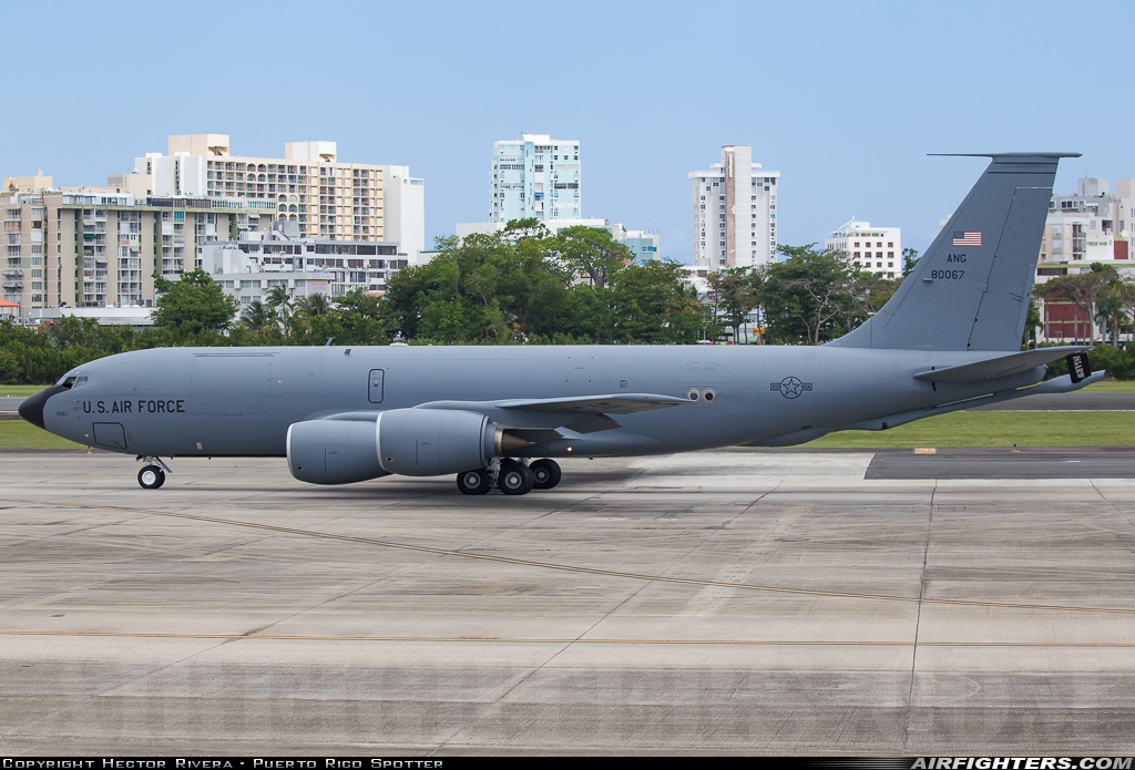 USA - Air Force Boeing KC-135R Stratotanker (717-100) 58-0067 at San Juan - Luis Munoz Marin Int. (SJU / TJSJ), Puerto Rico