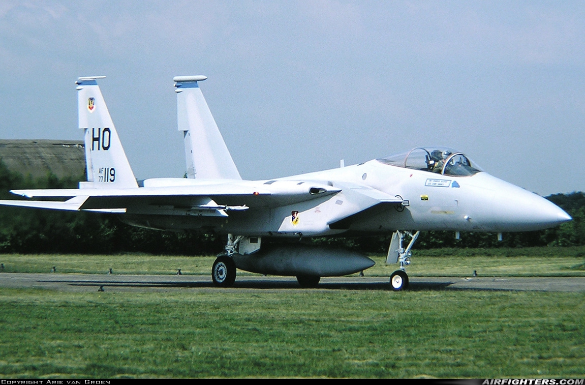 USA - Air Force McDonnell Douglas F-15A Eagle 77-0119 at Breda - Gilze-Rijen (GLZ / EHGR), Netherlands