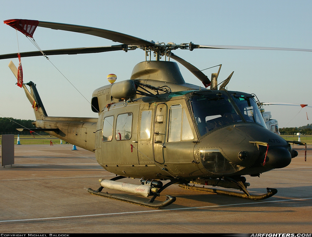 Italy - Army Agusta-Bell AB-412 Grifone MM81361 at Fairford (FFD / EGVA), UK