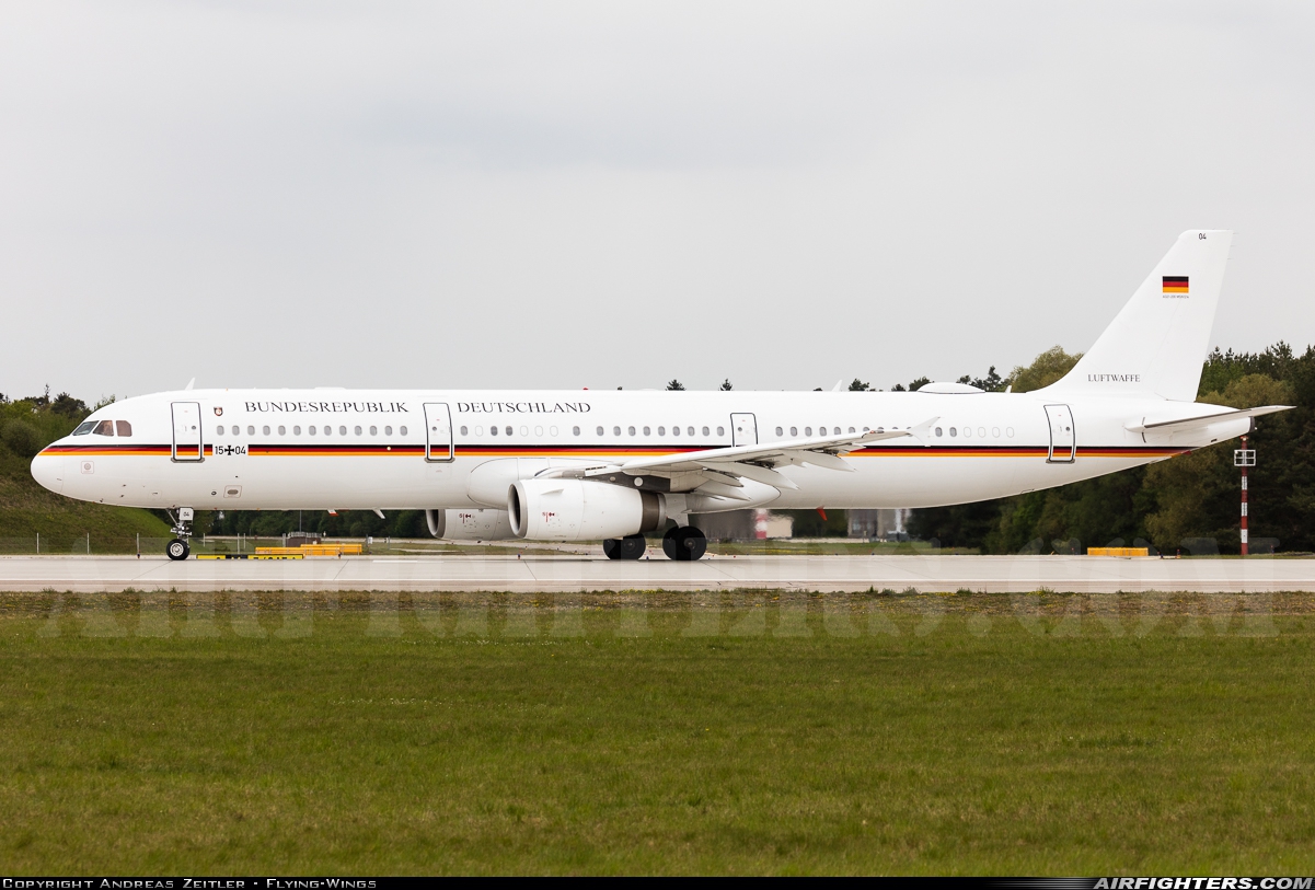 Germany - Air Force Airbus A321-231 15+04 at Ingolstadt - Manching (ETSI), Germany