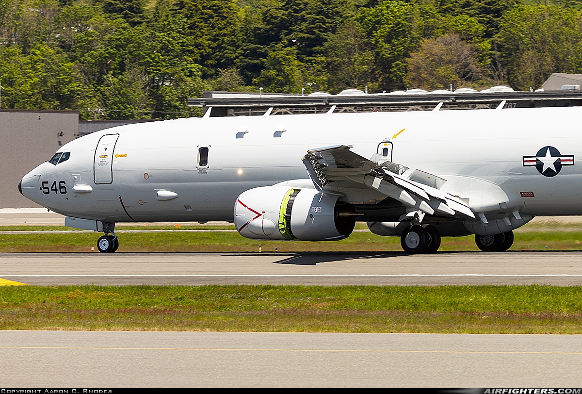 USA - Navy Boeing P-8A Poseidon (737-800ERX) 169546 at Seattle - Boeing Field / King County Int. (BFI / KBFI), USA