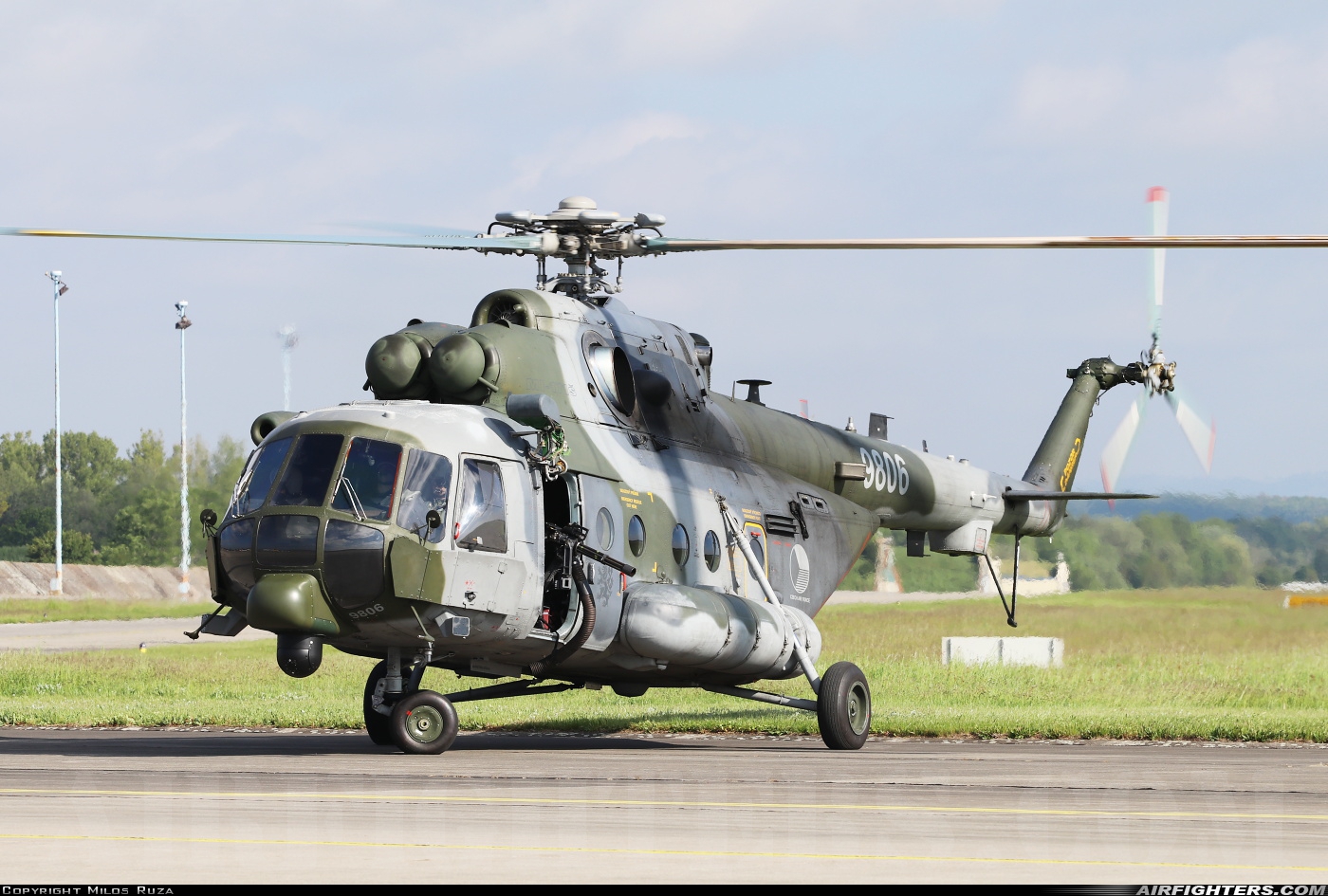 Czech Republic - Air Force Mil Mi-171ShM 9806 at Hradec Kralove (LKHK), Czech Republic