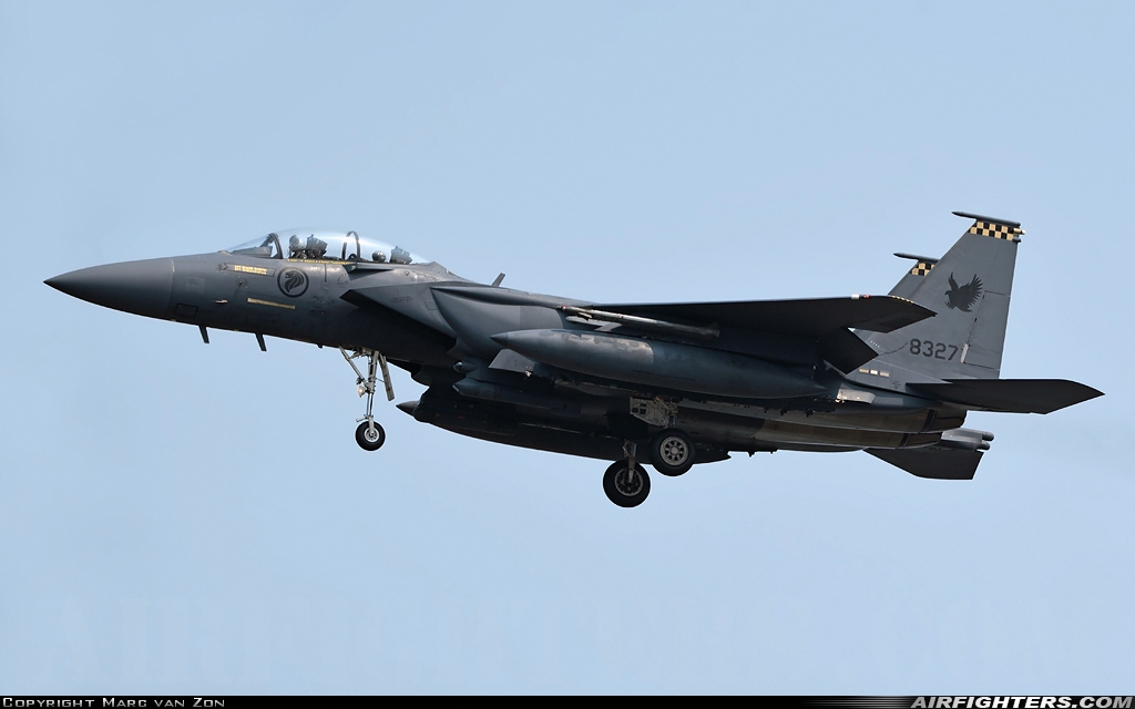 Singapore - Air Force Boeing F-15SG Strike Eagle 8327 at Nakhon Ratchasima - Khorat (VTUN), Thailand