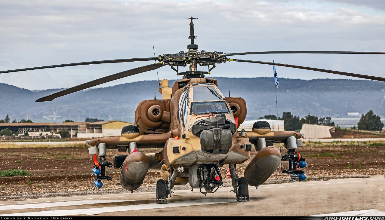 Israel - Air Force Boeing AH-64D Saraph 801 at Ramat David (LLRD), Israel