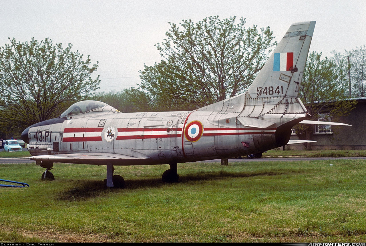 France - Air Force North American F-86K Sabre 54841 at Colmar - Meyenheim (LFSC), France