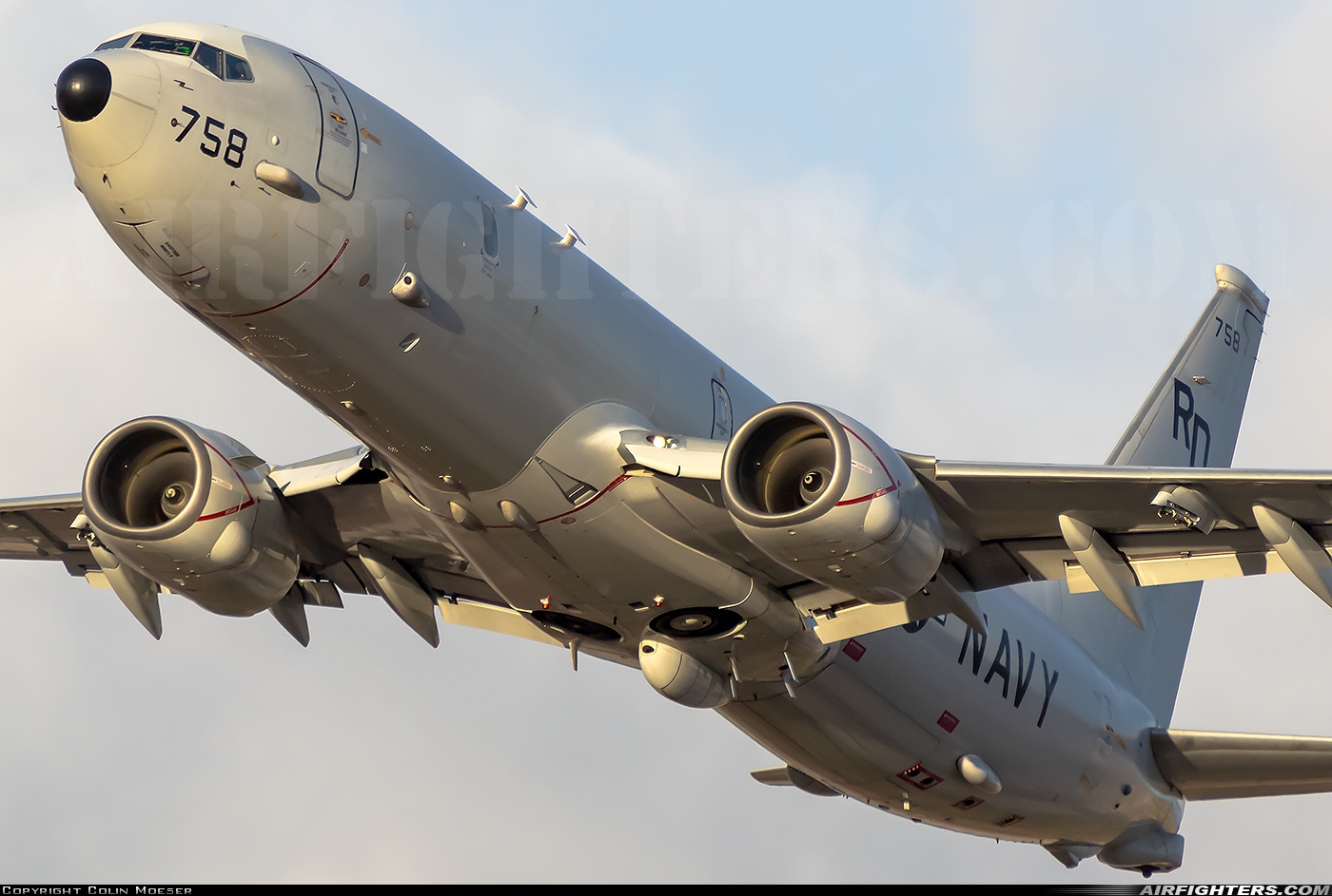 USA - Navy Boeing P-8A Poseidon (737-800ERX) 168758 at Boise - Air Terminal / Gowen Field (Municipal) (BOI / KBOI), USA