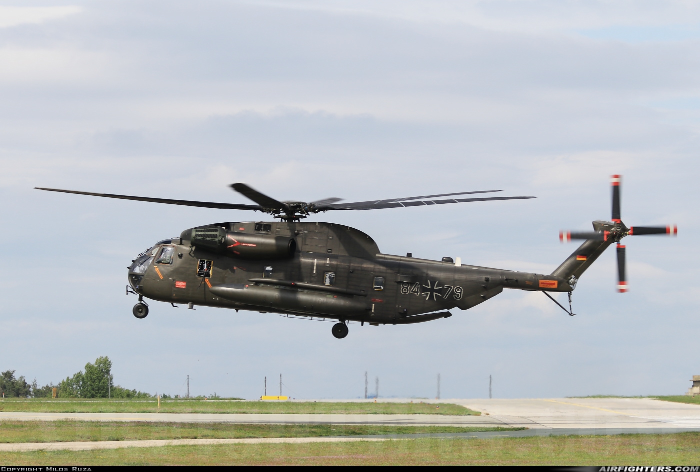 Germany - Army Sikorsky CH-53GS (S-65) 84+79 at Namest nad Oslavou (LKNA), Czech Republic