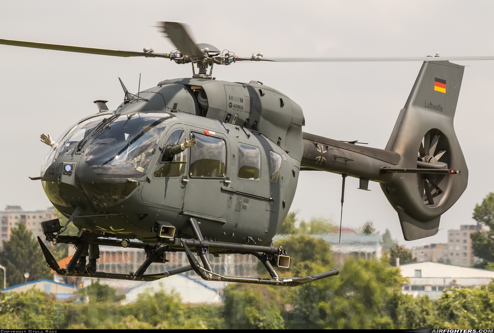 Germany - Air Force Eurocopter EC-645T2 76+03 at Budaors (LHBS), Hungary