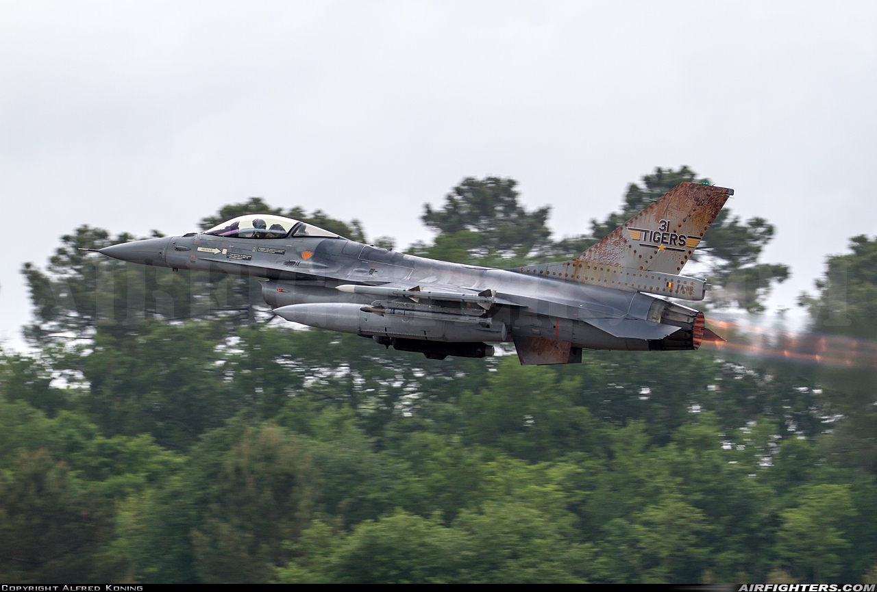 Belgium - Air Force General Dynamics F-16AM Fighting Falcon FA-116 at Mont de Marsan (LFBM), France