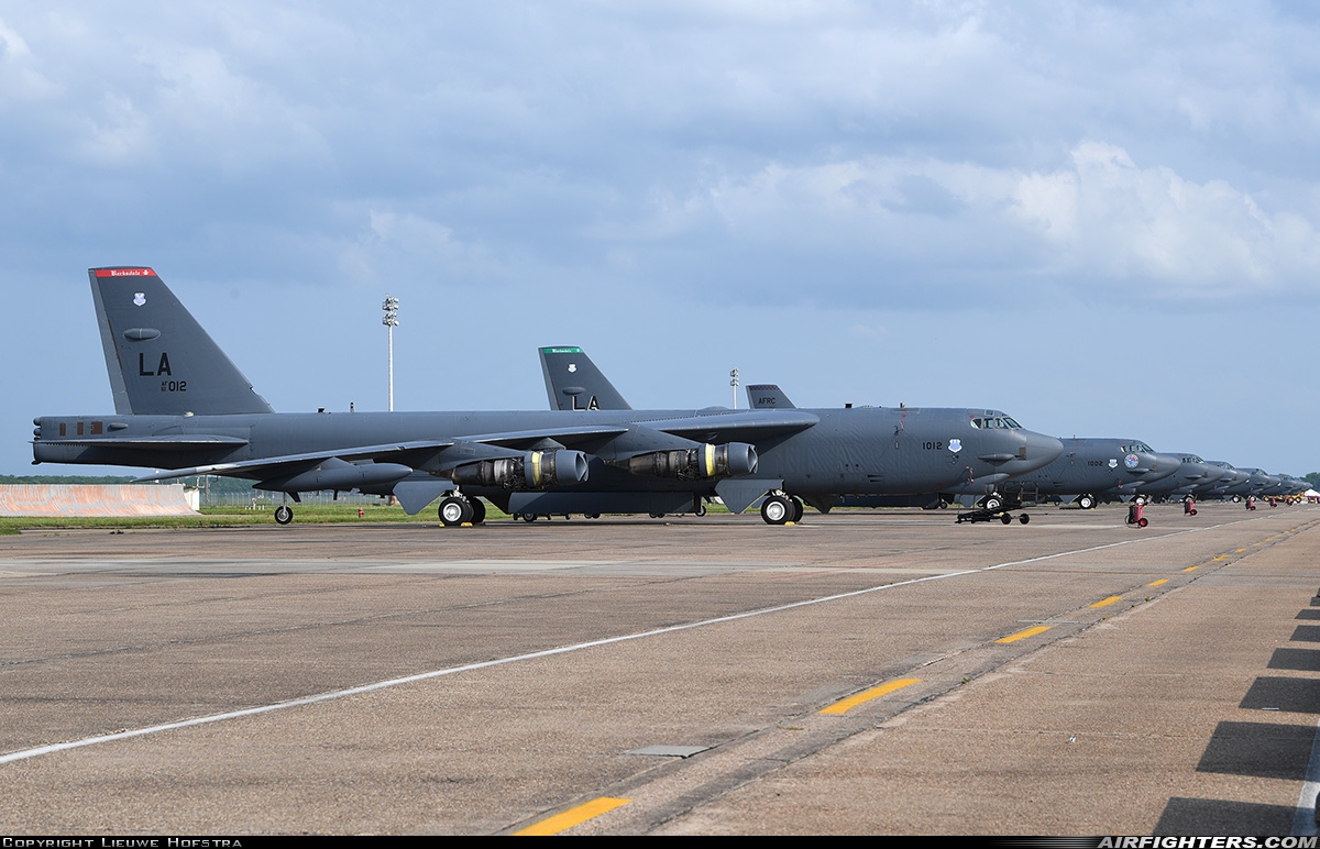 USA - Air Force Boeing B-52H Stratofortress 61-0012 at Bossier City - Barksdale AFB (BAD / KBAD), USA