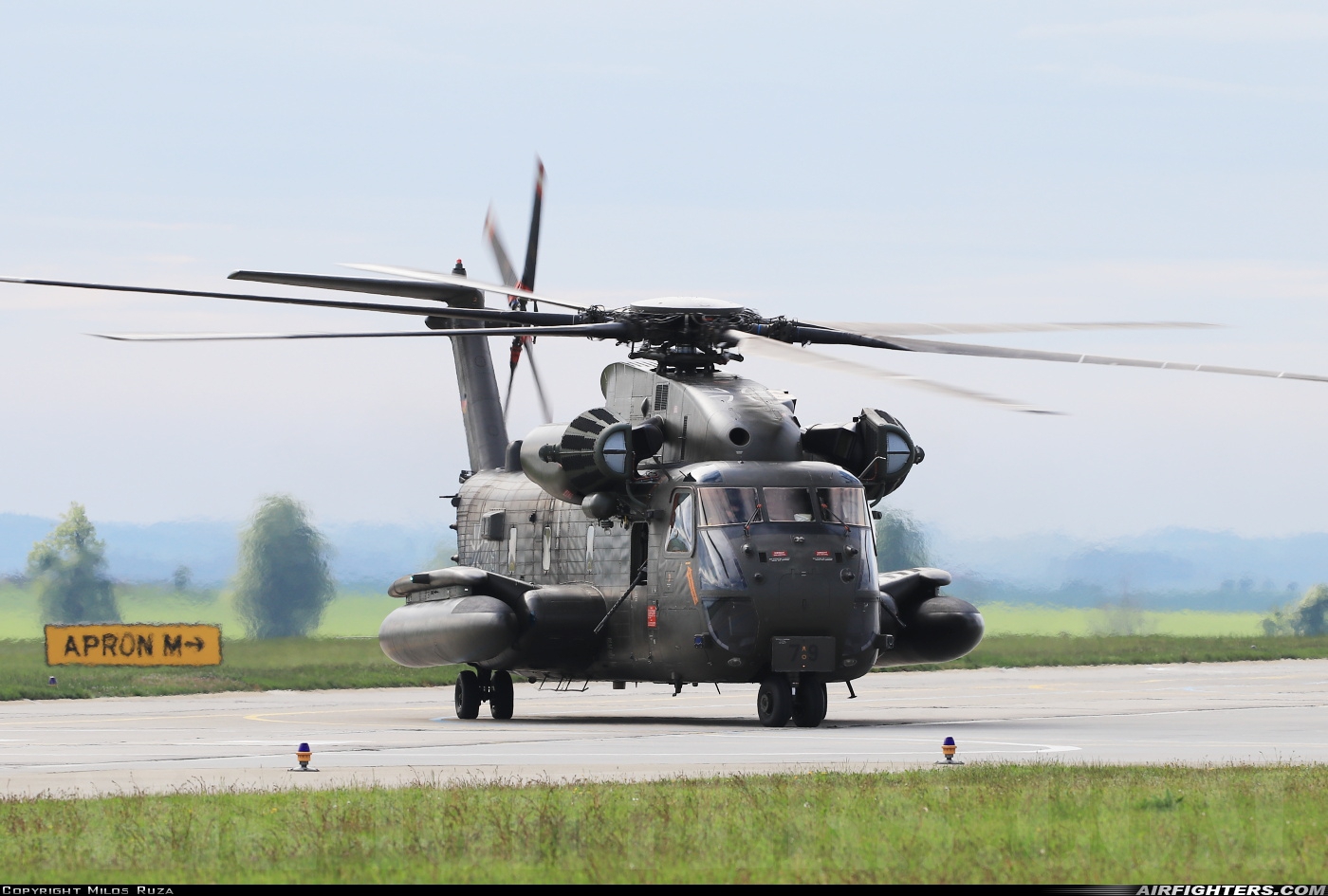 Germany - Army Sikorsky CH-53GS (S-65) 84+79 at Namest nad Oslavou (LKNA), Czech Republic
