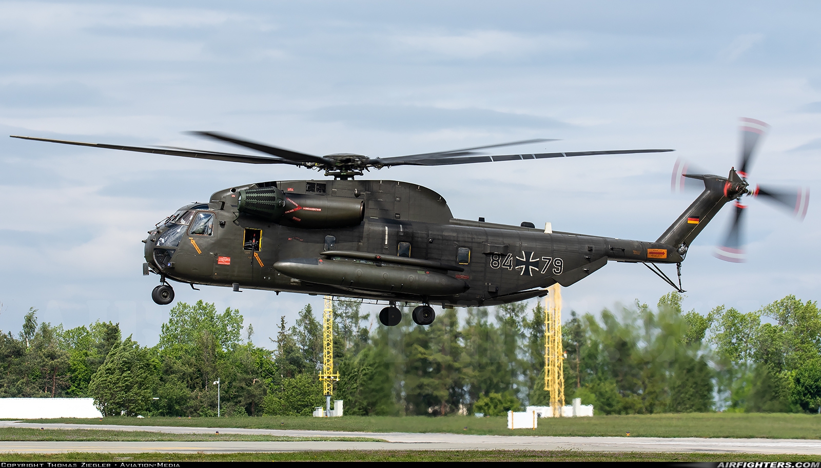 Germany - Air Force Sikorsky CH-53GS (S-65) 84+79 at Namest nad Oslavou (LKNA), Czech Republic
