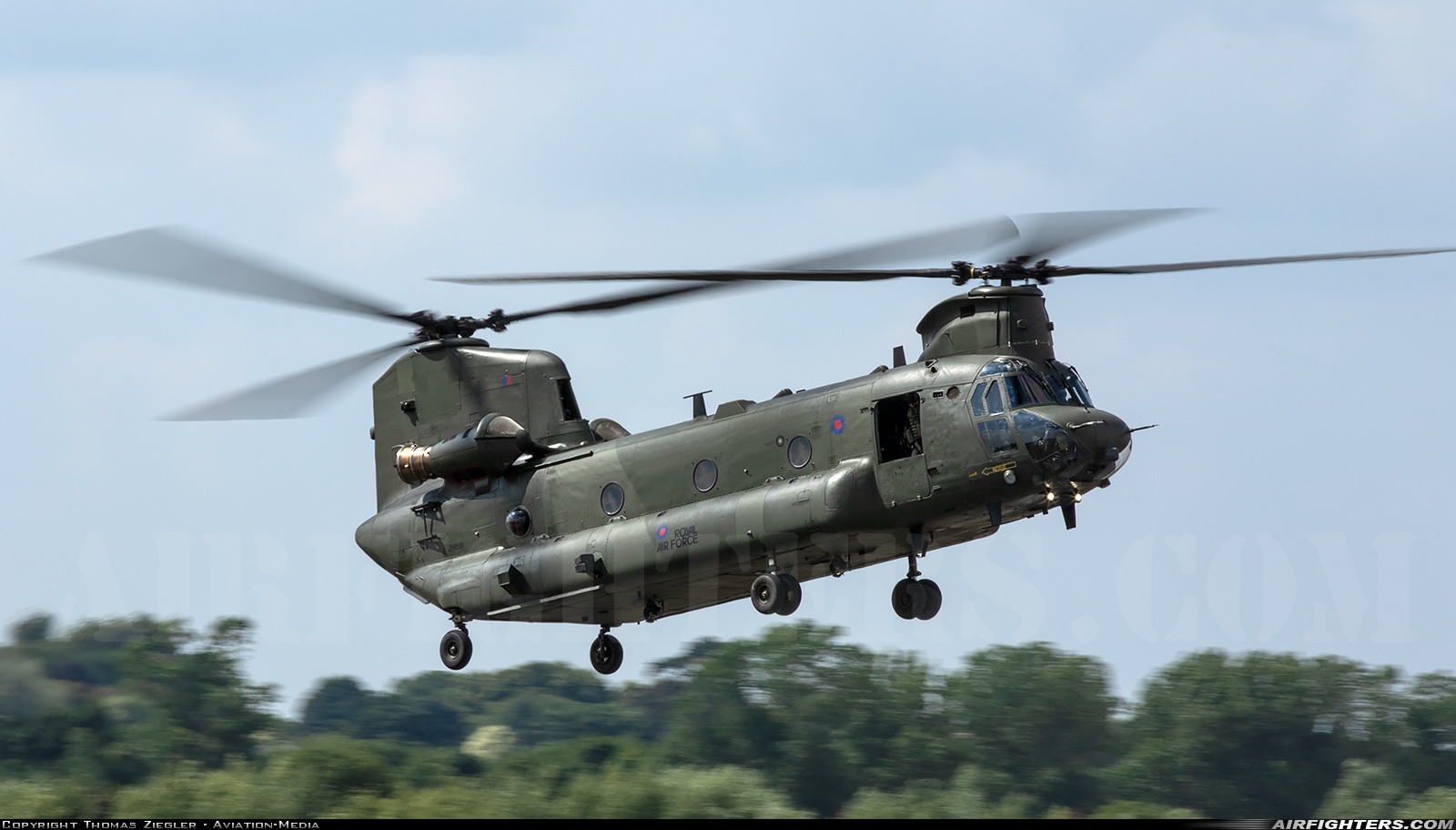 UK - Air Force Boeing Vertol Chinook HC6A (CH-47D) ZH891 at Fairford (FFD / EGVA), UK