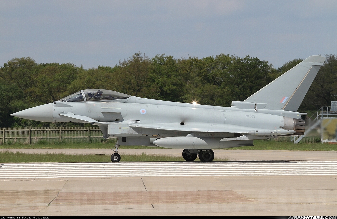 UK - Air Force Eurofighter Typhoon FGR4 ZK371 at Coningsby (EGXC), UK