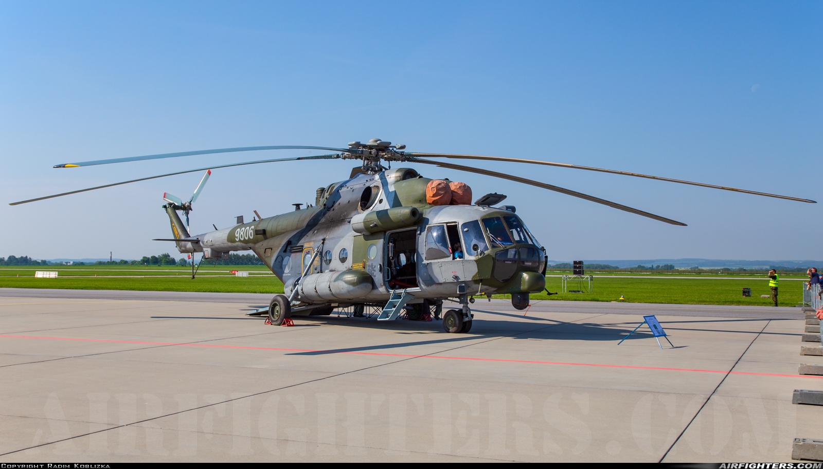 Czech Republic - Air Force Mil Mi-171ShM 9806 at Caslav (LKCV), Czech Republic