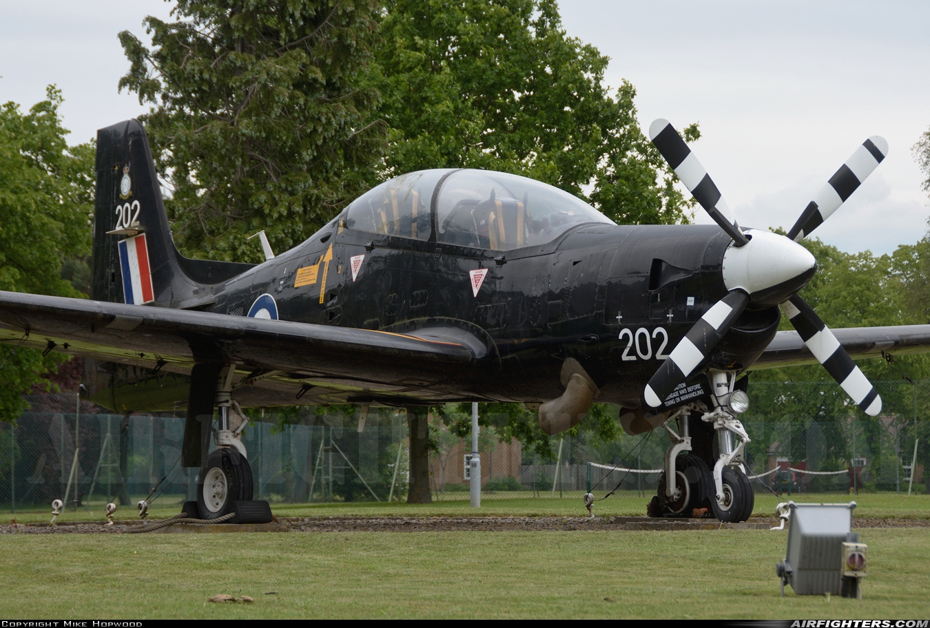 UK - Air Force Short Tucano T1 ZF202 at Linton on Ouse (EGXU), UK