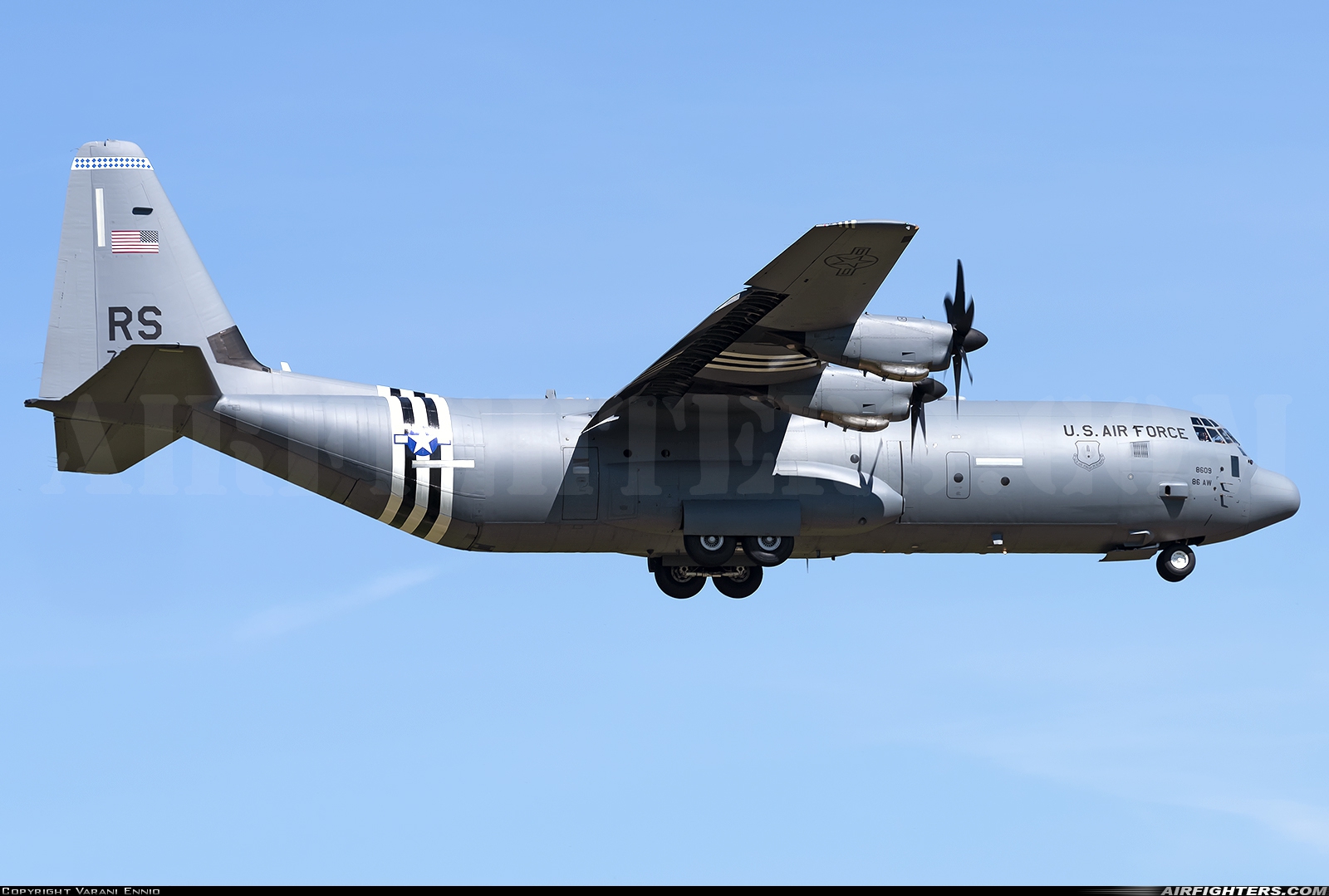 USA - Air Force Lockheed Martin C-130J-30 Hercules (L-382) 07-8609 at Verona - Villafranca (Valerio Catullo) (VRN / LIPX), Italy
