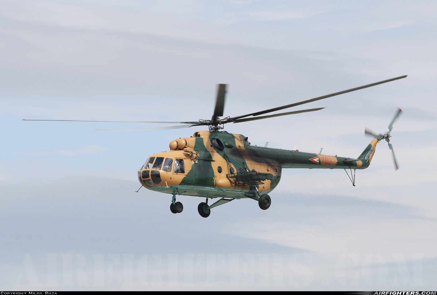 Hungary - Air Force Mil Mi-17N 702 at Namest nad Oslavou (LKNA), Czech Republic