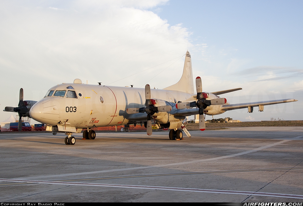 USA - Navy Lockheed P-3C Orion 163003 at Luqa - Malta International (MLA / LMML), Malta