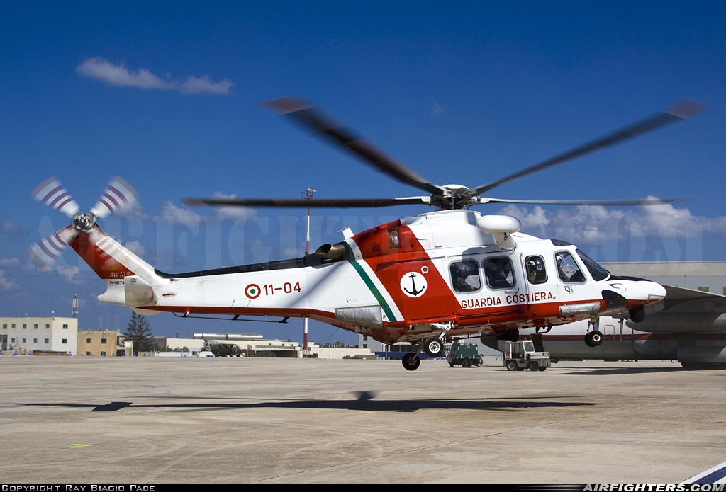 Italy - Guardia Costiera AgustaWestland AW139 MM81749 at Luqa - Malta International (MLA / LMML), Malta