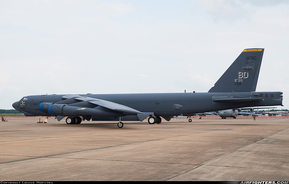 USA - Air Force Boeing B-52H Stratofortress 60-0011 at Bossier City - Barksdale AFB (BAD / KBAD), USA