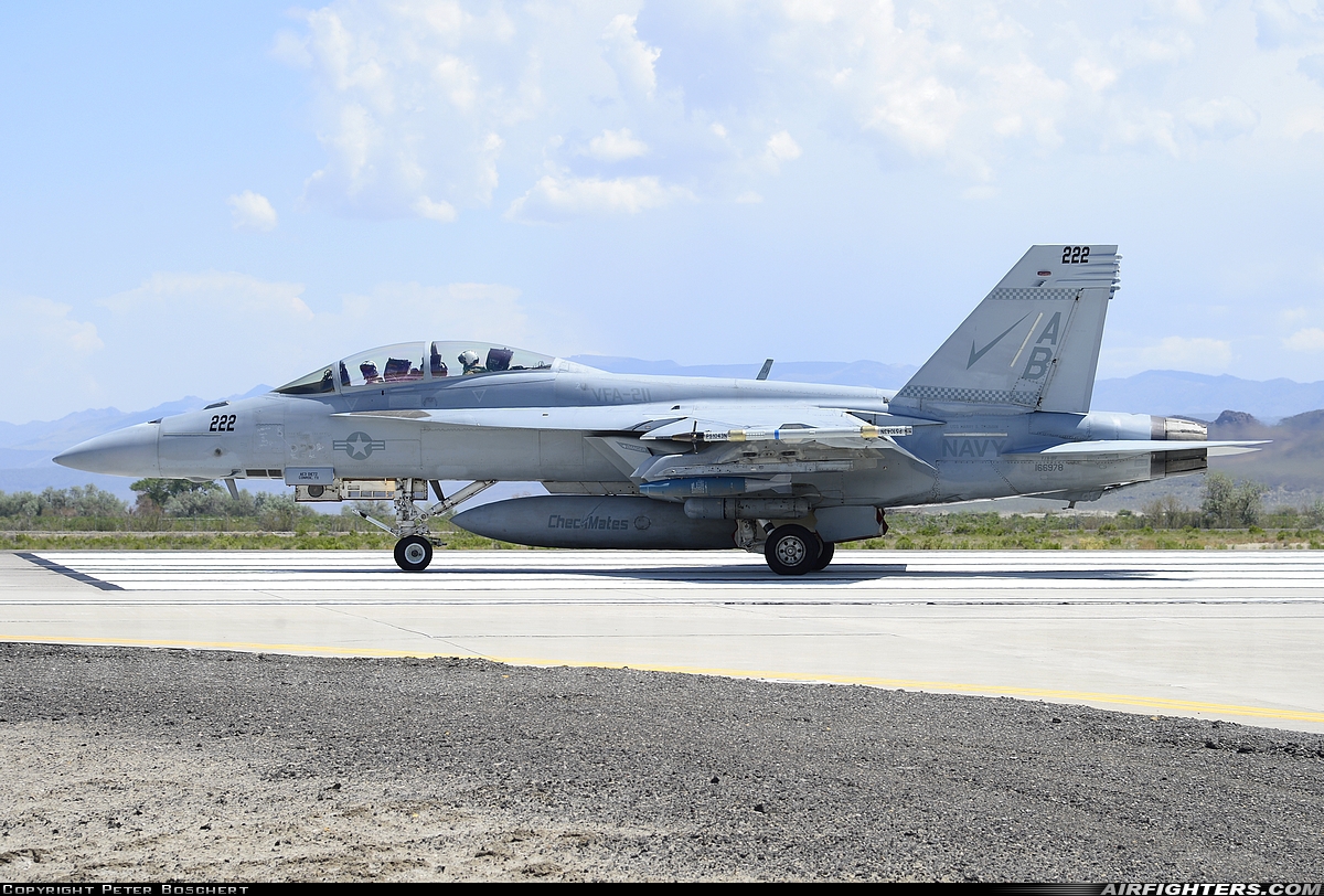 USA - Navy Boeing F/A-18F Super Hornet 166978 at Fallon - Fallon NAS (NFL / KNFL), USA