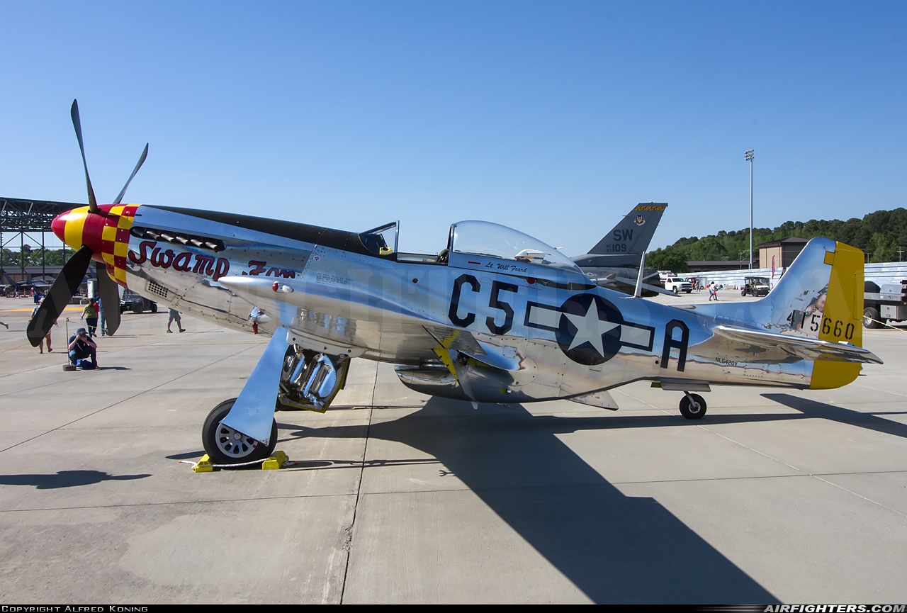Private North American P-51D Mustang NL5420V at Goldsboro - Seymour Johnson AFB (GSB / KGSB), USA