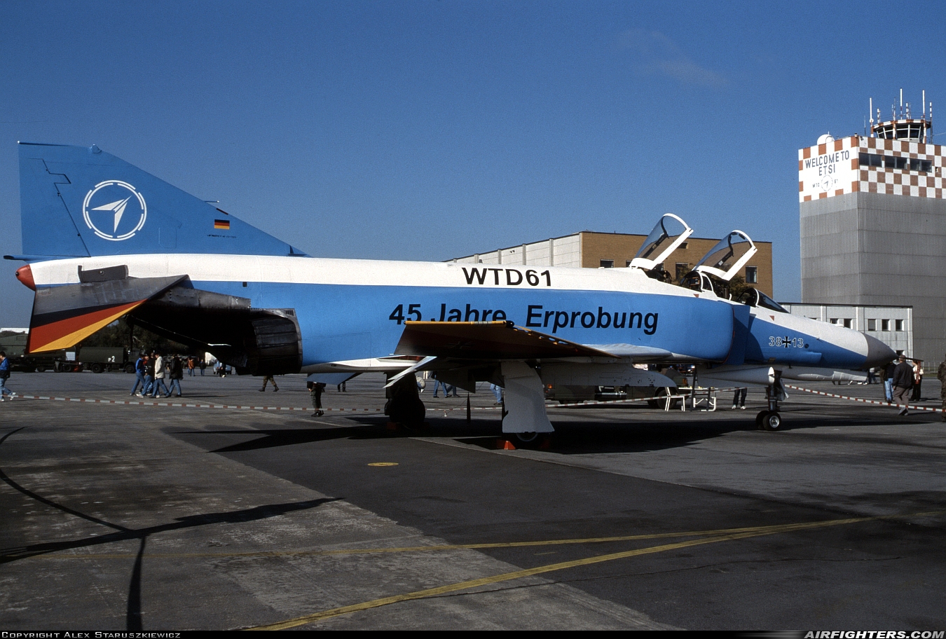 Germany - Air Force McDonnell Douglas F-4F Phantom II 38+13 at Ingolstadt - Manching (ETSI), Germany